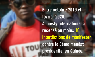 Guinée. Des manifestants tuées en toute impunité en moins d’un an